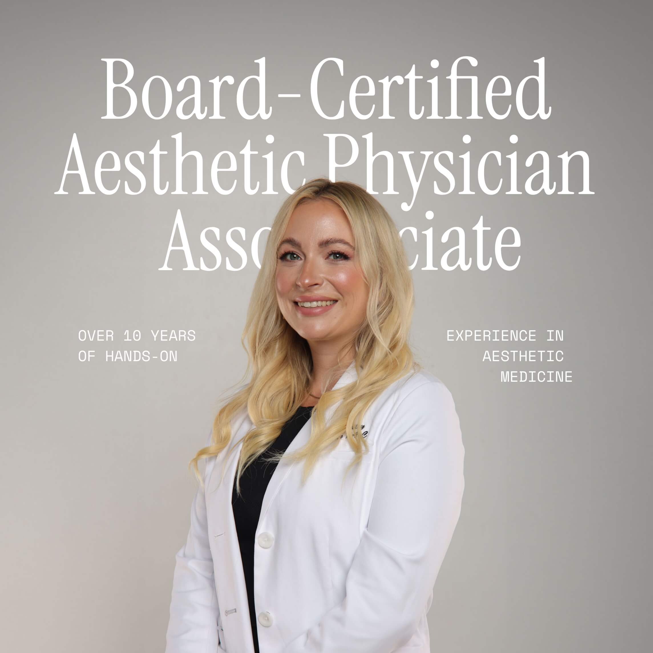 Molly Bailey, board-certified aesthetic physician associate