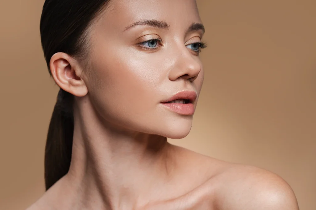 Woman with dark hair